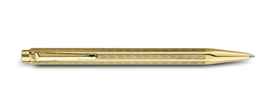 obrazek 1 Pozłacany długopis Ecridor Chevron