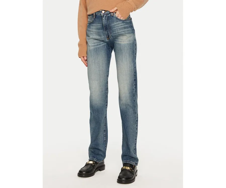 obrazek 1 ViCOLO Jeansy DS0103 Niebieski Straight Leg