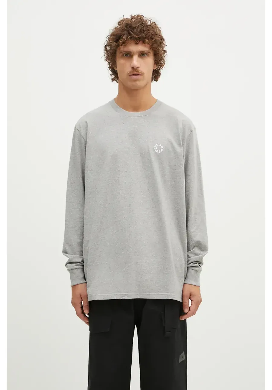 obrazek 1 1017 ALYX 9SM longsleeve bawełniany Regular Fit Longsleeve Crewneck Tee kolor szary gładki AAMTS0483FA01
