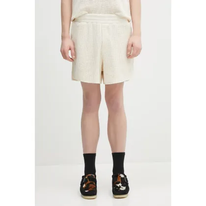 Zdjęcie Wales Bonner szorty bawełniane Song Jersey kolor beżowy US25JE16.CO04.100