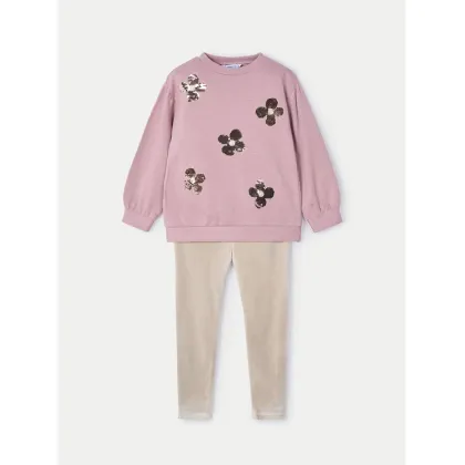 Zdjęcie Mayoral Komplet bluza i legginsy 4706 Różowy Regular Fit
