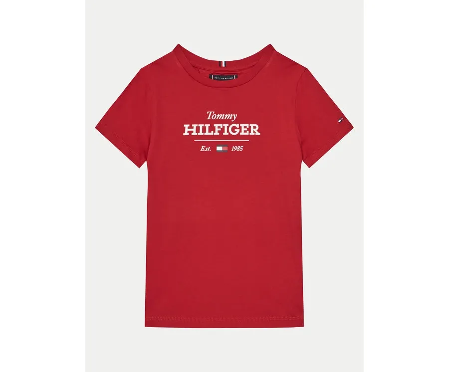 obrazek 1 Tommy Hilfiger T-Shirt KB0KB09356 S Czerwony Regular Fit