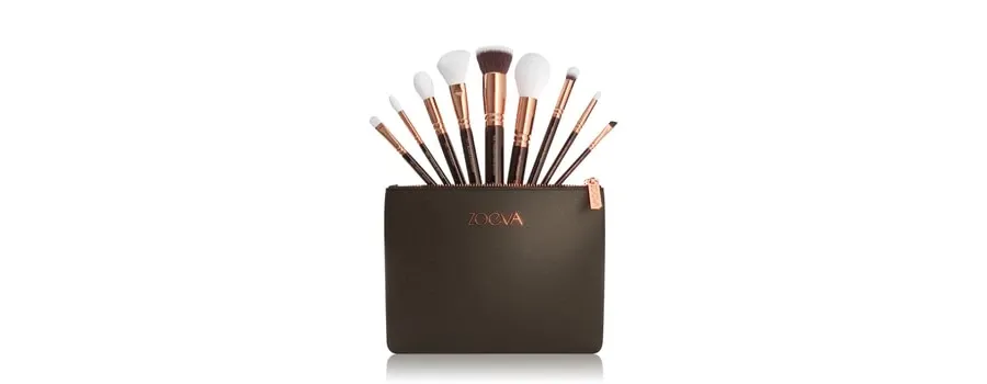 obrazek 1 ZOEVA The Complete Brush Set Rosè Golden Edition Zestaw pędzli 1 szt.