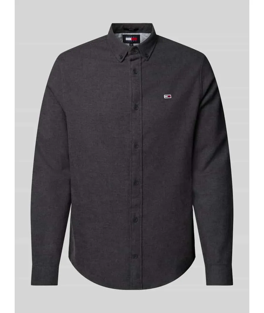 obrazek 1 Koszula flanelowa o kroju regular fit z kołnierzykiem typu button down