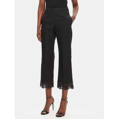 Zdjęcie TWINSET Spodnie materiałowe 251TT2094 Czarny Straight Fit