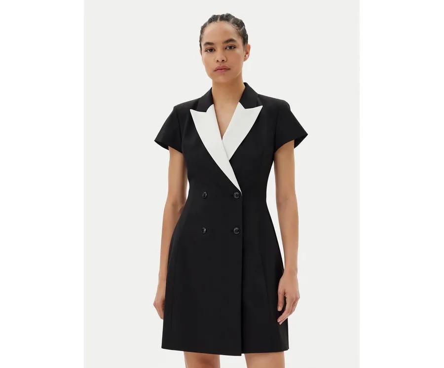 obrazek 1 HUGO Sukienka koktajlowa Kazuna 50544765 Czarny Regular Fit