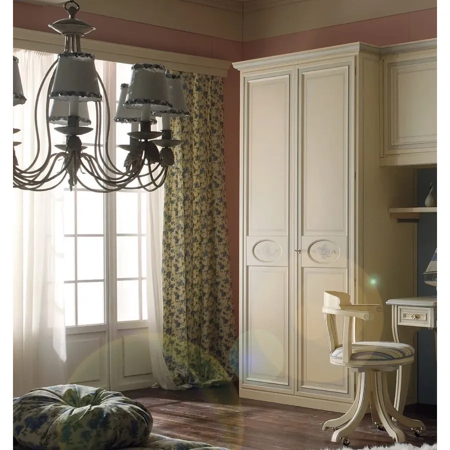picture 2 Elegant big wardrobe with a desk and chair for a young girl