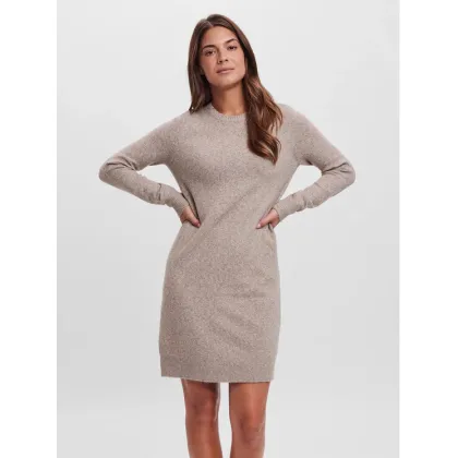 Zdjęcie Vero Moda Sukienka dzianinowa 10215523 Beżowy Relaxed Fit