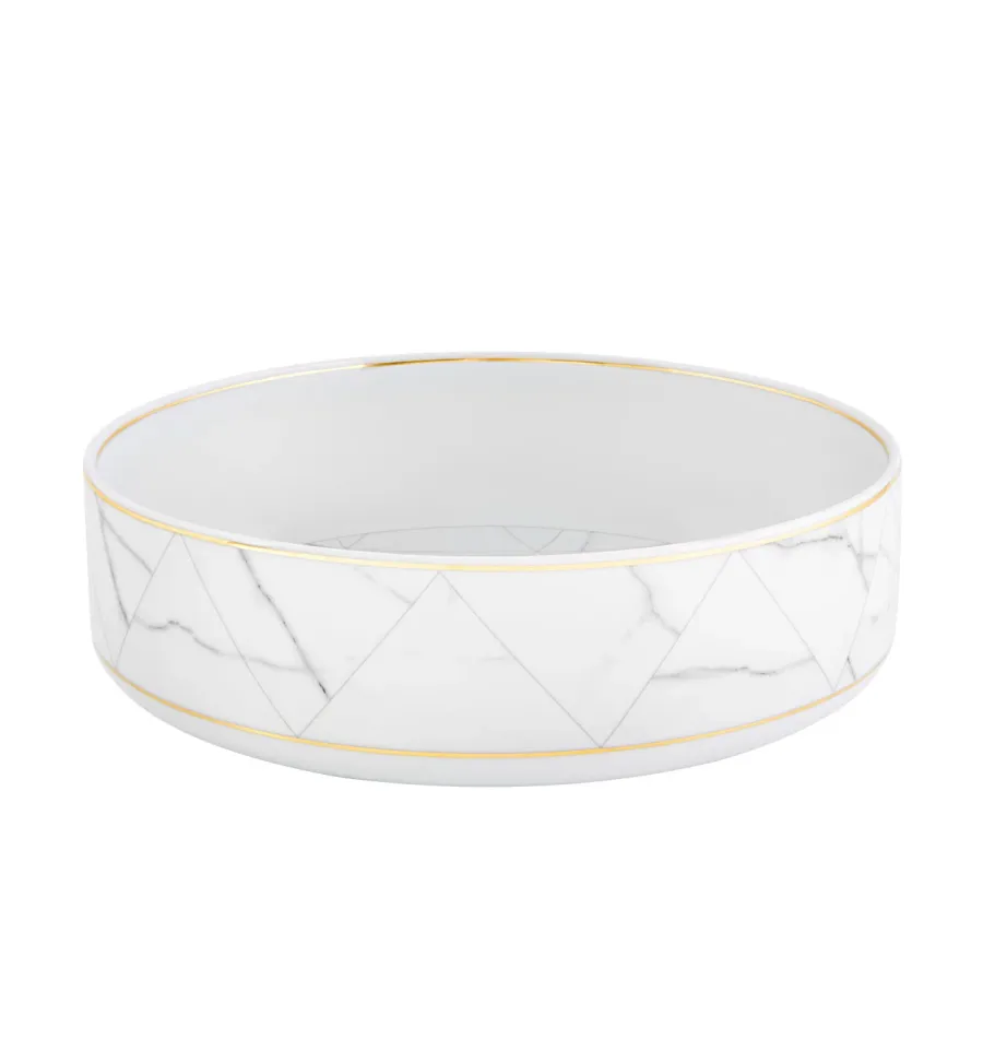 obrazek 8 Duży porcelanowy zestaw obiadowy z kolekcji Carrara inspirowany marmurem z Carrary - Vista Alegre
