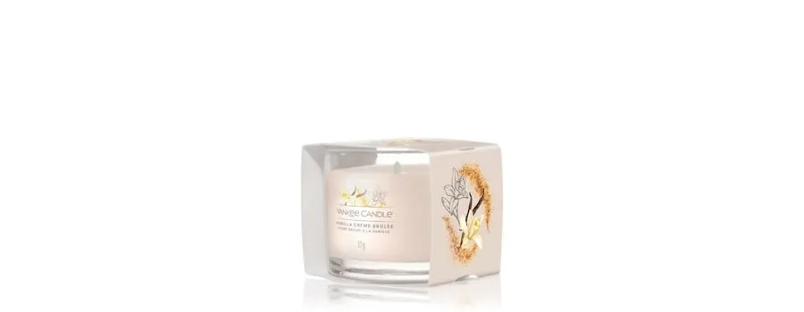 obrazek 1 Yankee Candle Vanilla Crème Brulee Filled Votive Świeca zapachowa 37 g