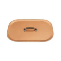 Picture Rectangular copper lid with the addition of stainless steel