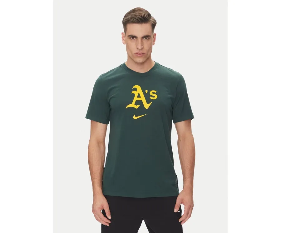 obrazek 1 Nike T-Shirt 034J-3EY-FZ-L84 Zielony Regular Fit