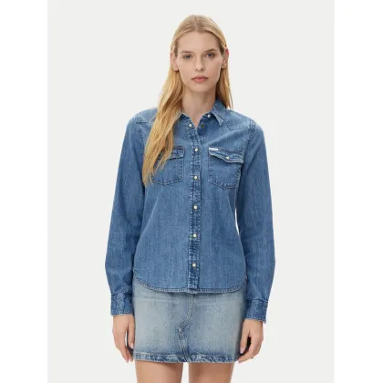 Zdjęcie Guess Jeans Koszula W5RH35 D5M81 Niebieski Regular Fit