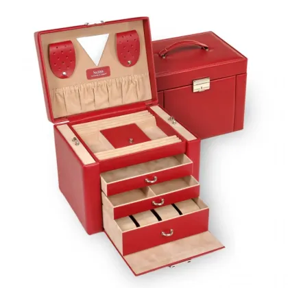 Zdjęcie Rewelacyjne pudełko na biżuterię z dwiema poduszkami na pierścionki - Sacher