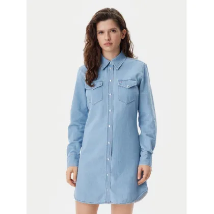 Zdjęcie Tommy Jeans Sukienka jeansowa DW0DW20111 Niebieski Regular Fit