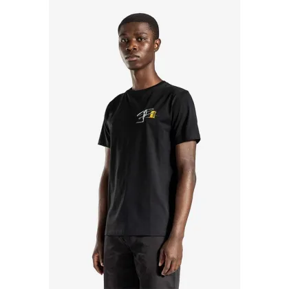 Zdjęcie Norse Projects t-shirt bawełniany Niels Norse x Daniel Frost Kayak kolor czarny z nadrukiem N01.0592.9999-9999