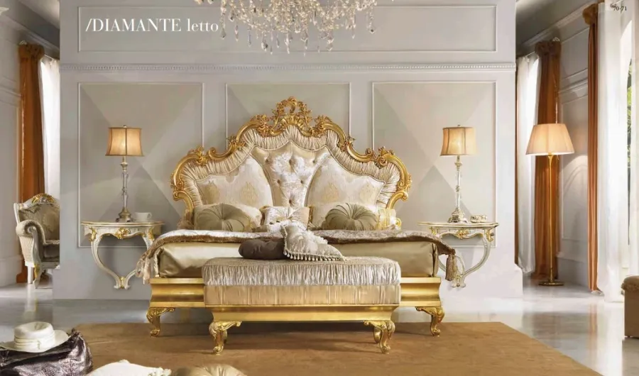obrazek 1 Luksusowe łóżko Diamante 180x200cm z Włoch - Casa + 39