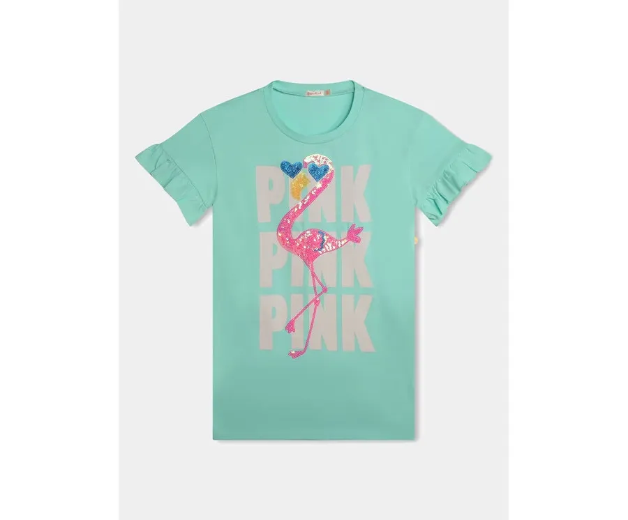 obrazek 1 Billieblush Sukienka letnia U20186 Zielony Regular Fit
