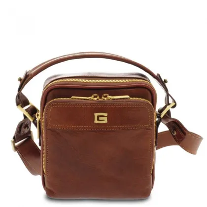 Zdjęcie Designerska męska torba ze skóry bydlęcej - Giudi