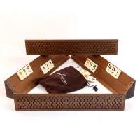 Zdjęcie Nowoczesny zestaw do gry w remika w strukturze plastra miodu - Helena Woodart