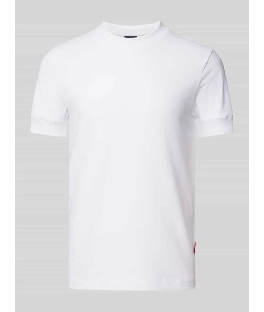 obrazek 1 T-shirt z prążkowanymi wykończeniami