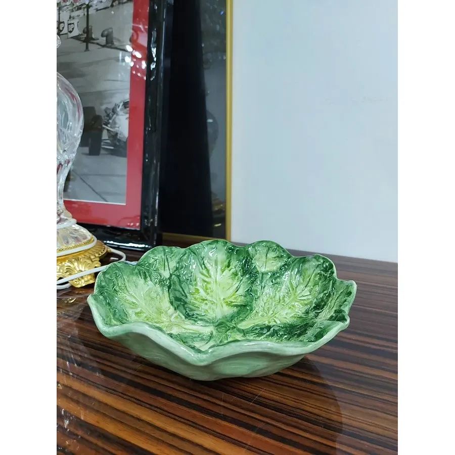 obrazek 1 Ceramiczna mała miska w formie liścia kapusty - Le Ceramiche