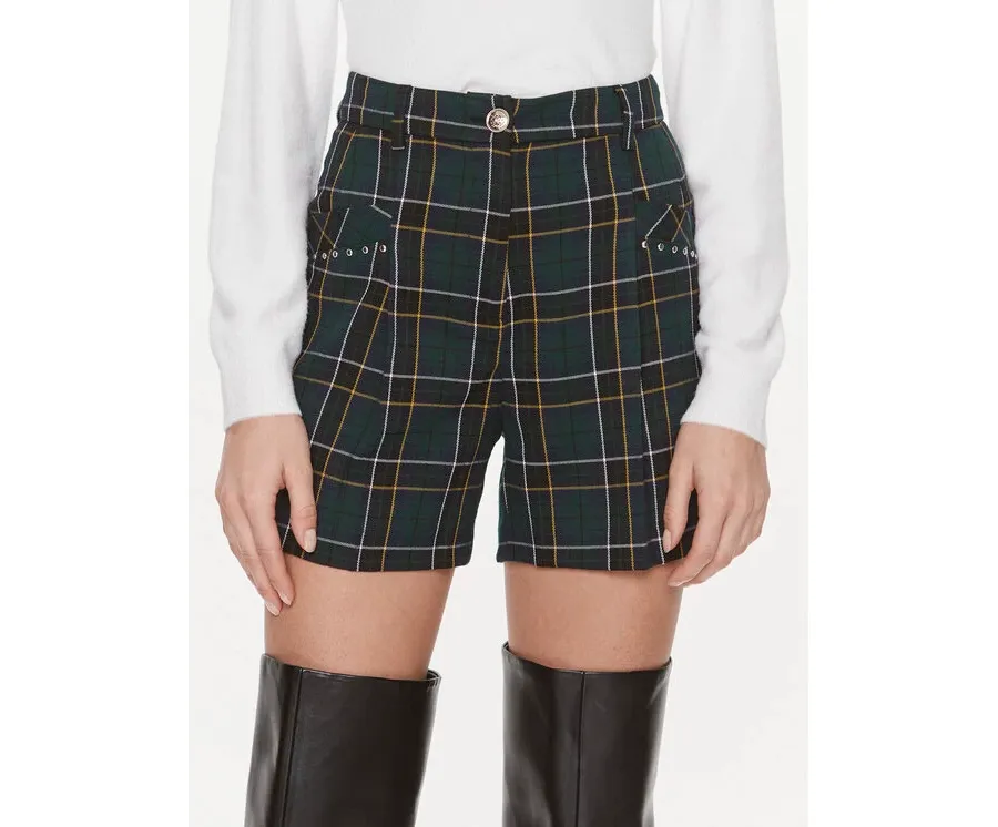 obrazek 1 Liu Jo Szorty materiałowe MF3347 T4419 Zielony Relaxed Fit