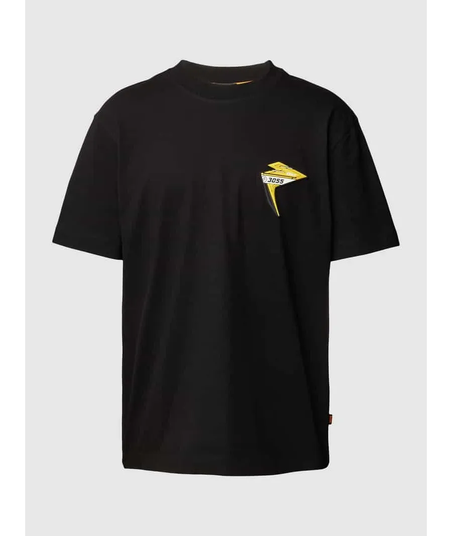 obrazek 1 T-shirt z detalem z motywem