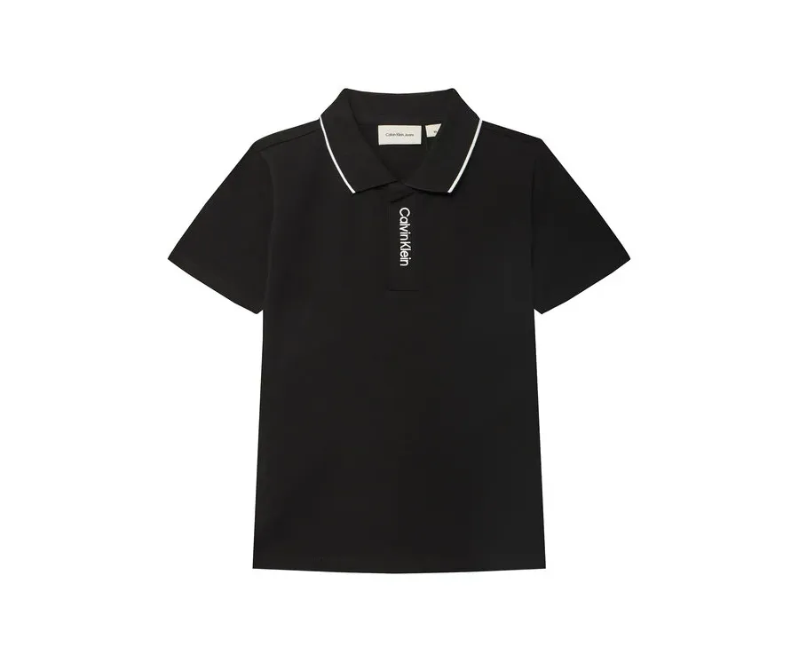 obrazek 1 Calvin Klein Jeans Polo Embro Logo IB0IB02542 D Czarny Regular Fit