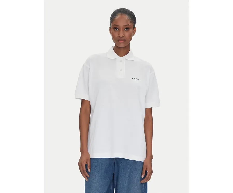 obrazek 1 2NDDAY Polo Aralena 2252248329 Biały Loose Fit