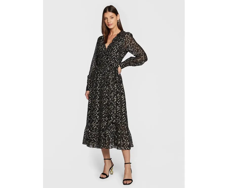 obrazek 1 MICHAEL Michael Kors Sukienka koktajlowa MF28Y8Z6MT Czarny Regular Fit