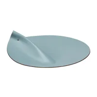 Zdjęcie Designerska pokrywka Ø38 cm w kolorze jasnego pastelowego błękitu do kosza