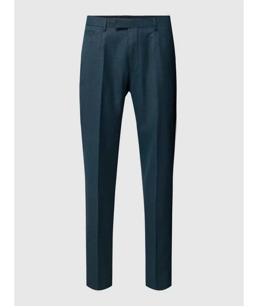 obrazek 1 Spodnie do garnituru o kroju slim fit w kant model ‘Kynd3’