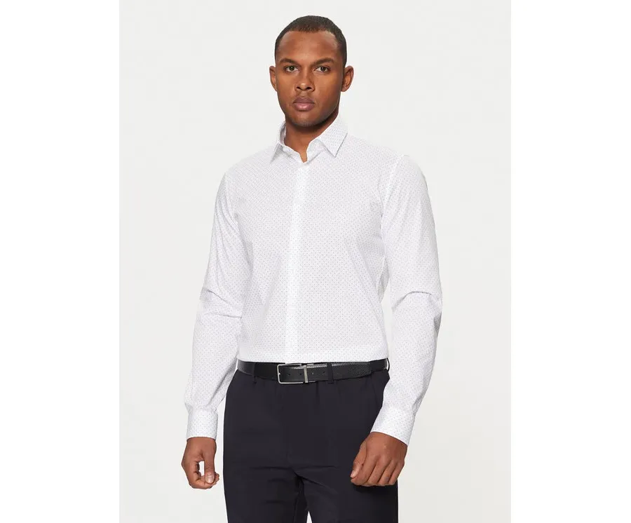 obrazek 1 Calvin Klein Koszula K10K113846 Biały Slim Fit