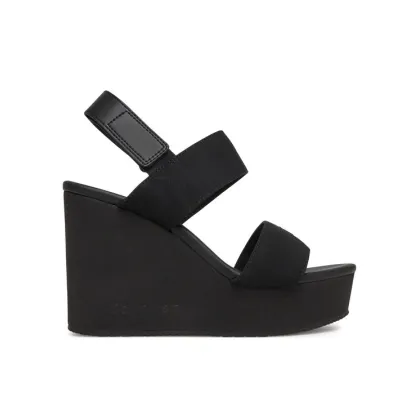 Zdjęcie Calvin Klein Jeans Sandały Wedge Sandal Webbing In YW0YW01790 Czarny