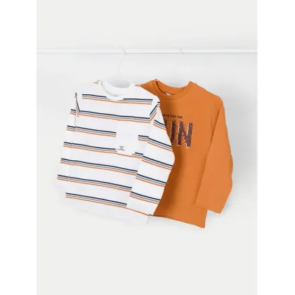 Zdjęcie Mayoral Komplet 2 bluzek 4053 Pomarańczowy Regular Fit