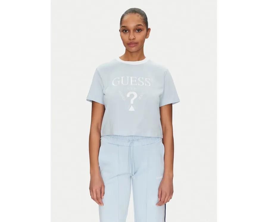 obrazek 1 Guess T-Shirt V5GI18 I3Z14 Błękitny Boxy Fit