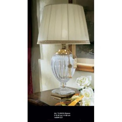 Zdjęcie Kryształowa lampa stołowa z kloszem o unikalnym designie – Il Paralume Marina