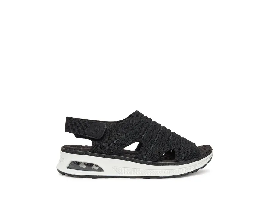 obrazek 1 Rieker Sandały 65662-00 Czarny