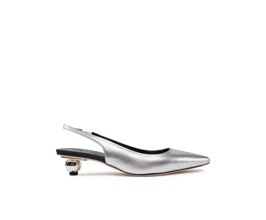 obrazek 1 Weekend Max Mara Sandały Gallico 2515521034600 Srebrny