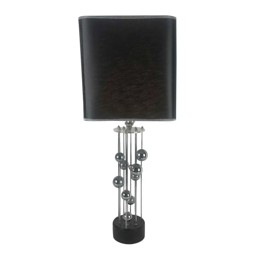 obrazek 1 Lampa stołowa z włoskiej chromowanej stali autorstwa Banci Giovanni, lata 80