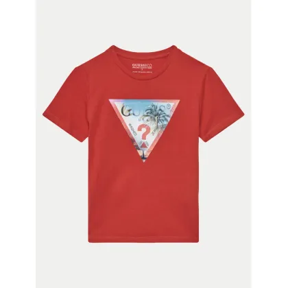 Zdjęcie Guess T-Shirt L5GI26 K8HM4 Czerwony Regular Fit