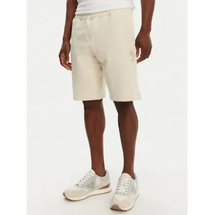Zdjęcie Guess Szorty sportowe M5GD10 KCN01 Écru Regular Fit