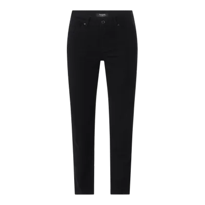 Zdjęcie Spodnie materiałowe o kroju slim tapered fit z dodatkiem streczu model ‘Solid’