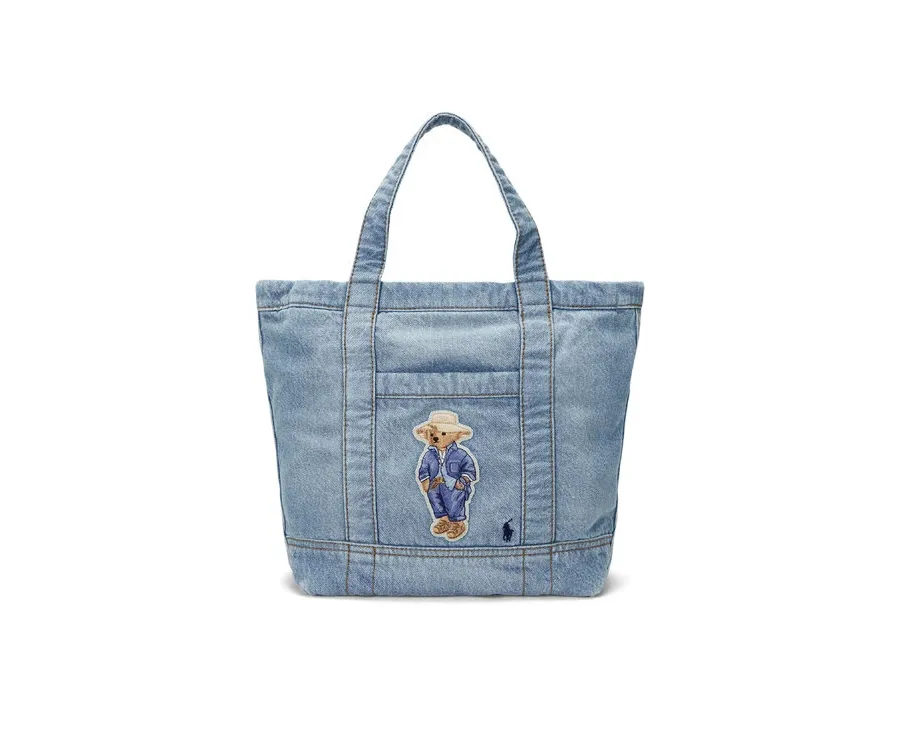 obrazek 1 Polo Ralph Lauren Torebka Bear-patch 428960636001 Niebieski