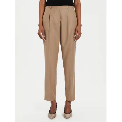 Zdjęcie Weekend Max Mara Spodnie materiałowe Caldaia 2425136132 Beżowy Regular Fit