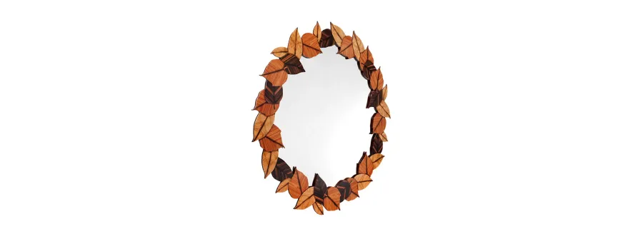 obrazek 2 Designerskie i piękne lustro inspirowane naturą liści drzew - Insidherland