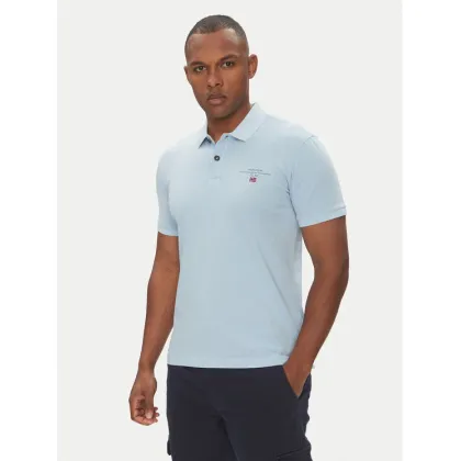 Zdjęcie Napapijri Polo Elbas NP0A4GB4 Błękitny Regular Fit