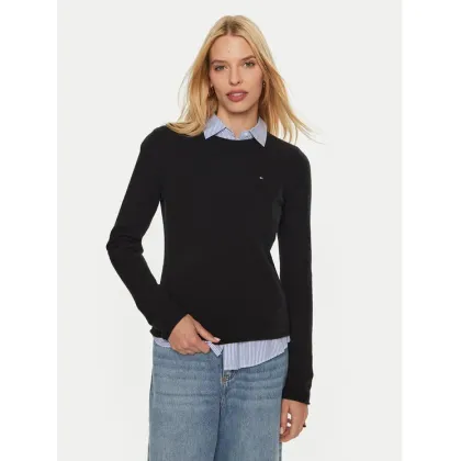 Zdjęcie Tommy Hilfiger Sweter WW0WW44161 Czarny Regular Fit