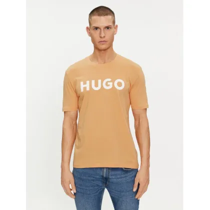 Zdjęcie Hugo T-Shirt Dulivio 50467556 Pomarańczowy Regular Fit HUGO